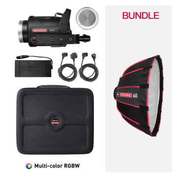 Vibesta Peragos Head 150C Parabol 60 Softbox Bundle